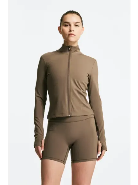 H&M Спортивная куртка рашгард на молнии с SoftMove