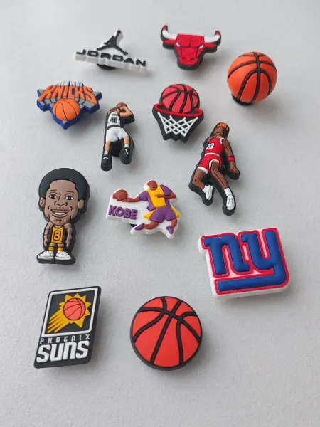 Fun_Jibz Джибитсы Баскетбол мяч 3-д Jordan Knicks Bulls 12 шт