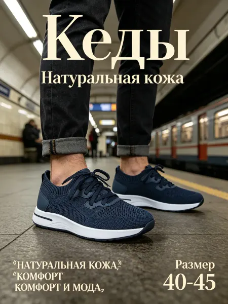 Легкие спортивные кроссовки для города
