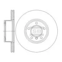 Hi-Q Тормозной диск передний BMW 2.0i, 2.5i, 3.0i SD5208