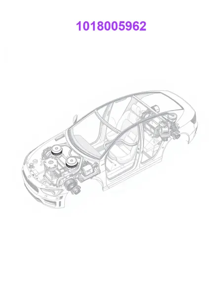 GEELY 1018005962, Кронштейн опорный переднего