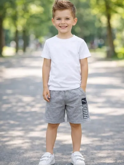 Шорты детские для мальчиков, х/б трикотаж, 3-7 лет