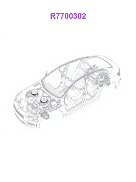 ARNEZI R7700302, Набор ленточных хомутов