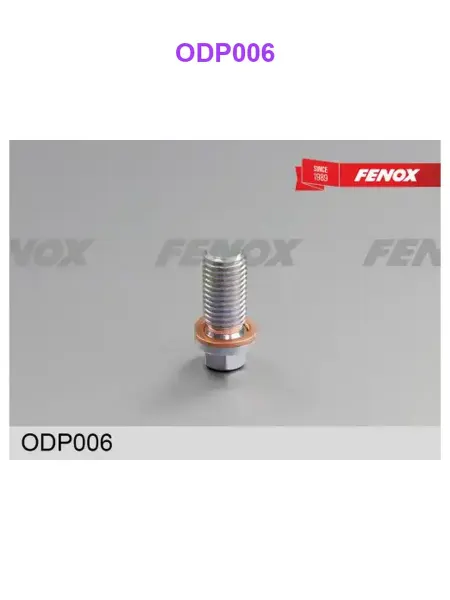 FENOX ODP006, Болт поддона сливной