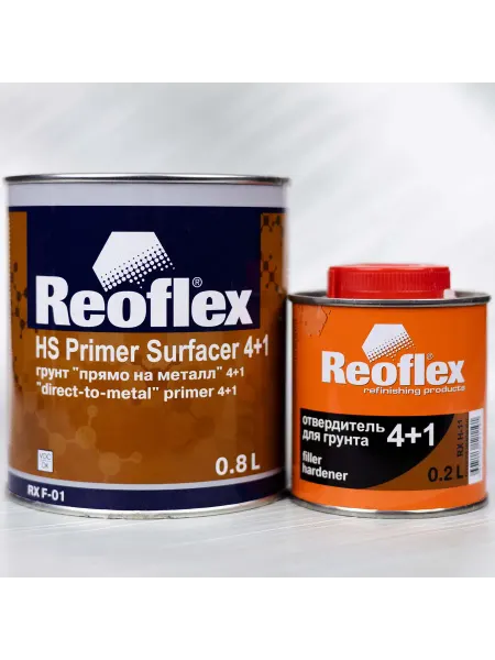 Reoflex Грунтовка автомобильная белый 0,8 л