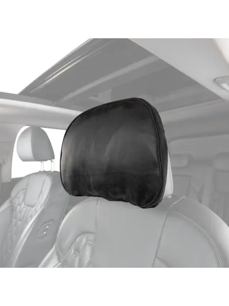 Автомобильная подушка на подголовник 30x20 см из алькантары