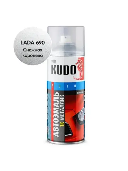 KUDO Краска автомобильная ВАЗ (Снежная королева 690) (15мл)