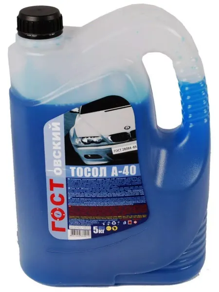 ГОСТовский Охлаждающая жидкость Тосол А-40 5кг. 978557