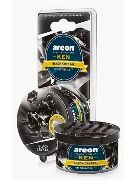 Areon Автомобильный ароматизатор KEN Black Crystal черный кристалл