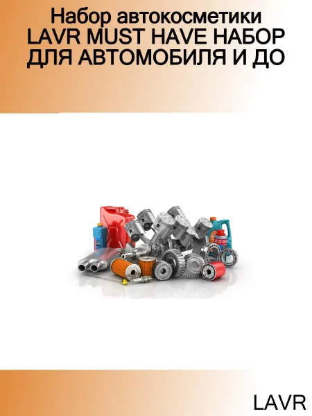 LAVR Набор автокосметики MUST HAVE НАБОР ДЛЯ АВТОМОБИЛЯ И ДО