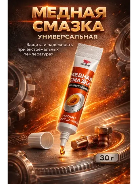 НУРАЙ24 Медная смазка для автомобиля туба 30 г