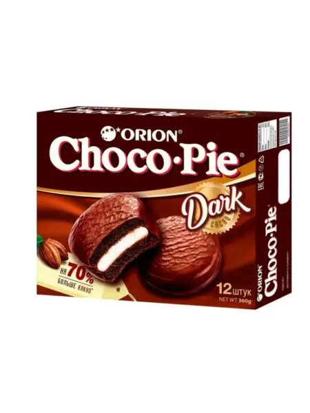 Orion Choco-Pie Печенье Сhосо Pie Dark 30 г х 12 шт 360 г