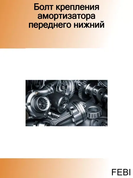 FEBI Болт крепления амортизатора переднего нижний-1 шт-VW Caddy