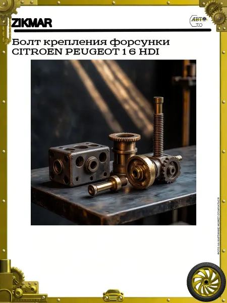 ZIKMAR Болт крепления форсунки Citroen Peugeot 1.6 HDI