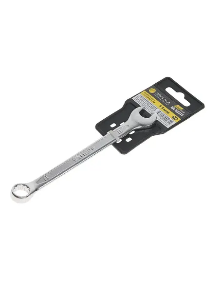 ЭВРИКА Ключ комбинированный 11х11мм CrV Pro