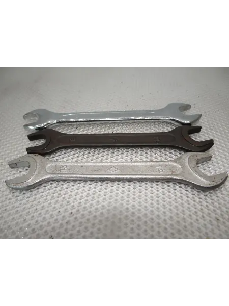 Нет бренда Ключ гаечный рожковый двухсторонний 13х14 CHROME VANADIUM
