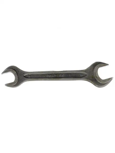 СИБРТЕХ Ключ рожковый, 19х22 мм, CrV фосфатированный, 14329