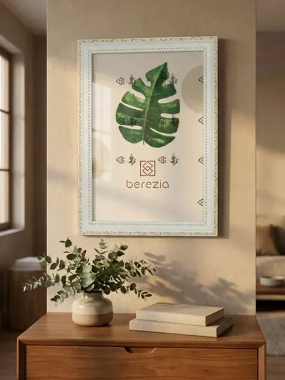 Рамка, Bereza, пластиковое зеркало, 40*30 см