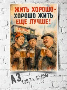 Постер "Мотивация", 42 см х 30 см