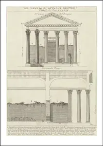 Retrographika Постер "архитектура - pir074.A3", 42 см х 30 см
