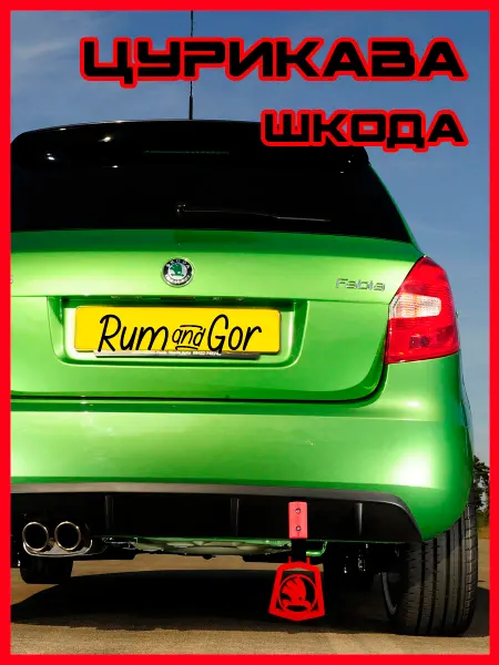 Rum&Gor Цурикава Шкода Skoda красного цвета