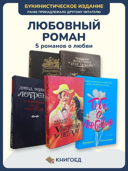 Книгоед Любовный роман книги про любовь проза Шумахер Голон