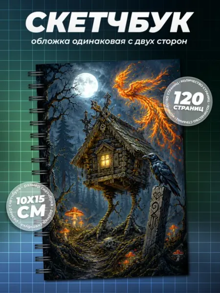 Образ из шума Блокнот скетчбук Россия А6 (10×15см)