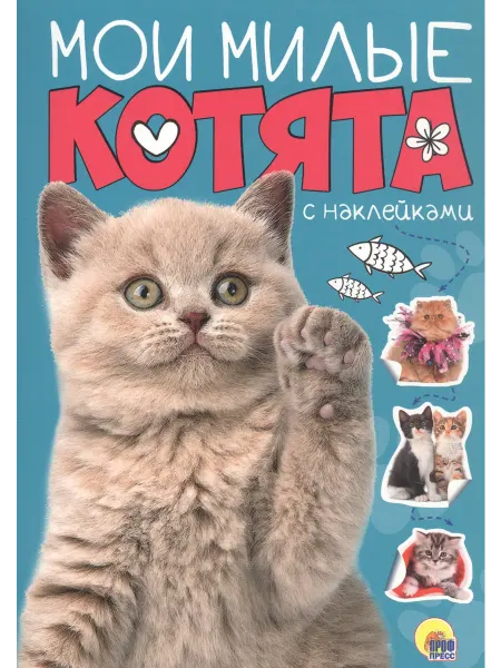 24 Наш Книжный Дом Мои милые котята с наклейками