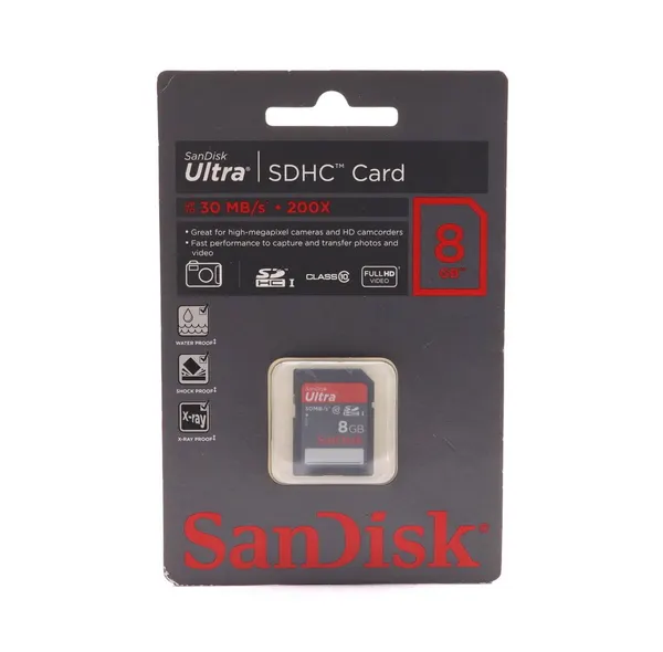 Карта памяти SanDisk Ultra SDHC 8GB 30 MB/s