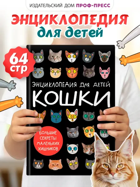Books Nova Большая энциклопедия для детей Кошки