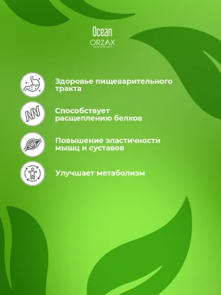 Бромелайн для пищеварения БАД Ocean Bromelain (30 капсул)