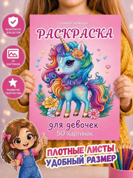 Корпорация Шалостей Раскраска для девочек