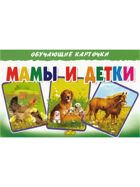 ЛитУр Обучающие карточки для детей Мамы и детки