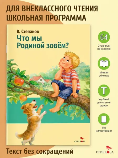 Издательство Стрекоза Степанов В. Что мы Родиной зовем? Книга для детей