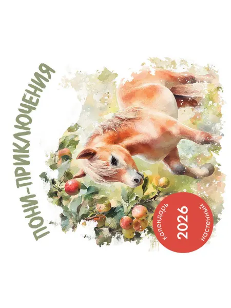 Книга Пони-приключения. Календарь настенный на 2026 год (300