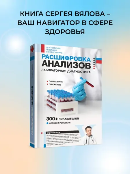 Издательство АСТ Расшифровка анализов лабораторная диагностика