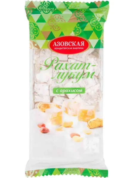 Рахат-лукум Азовская кондитерская фабрика с арахисом, 300г