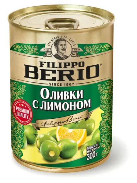 Оливки Filippo Berio с лимоном Испания, 300