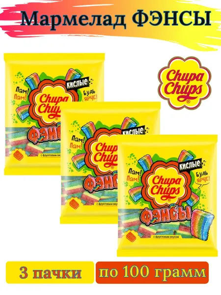 CHUPA CHUPS Мармелад Фэнсы, 300 г