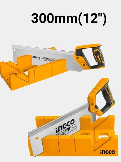 Стусло пласмассовое, пила 300 мм INGCO HMBSK30082