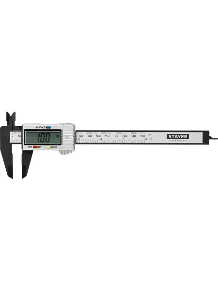 Stayer Электронный штангенциркуль шаг 0,1, 15см 34411-150