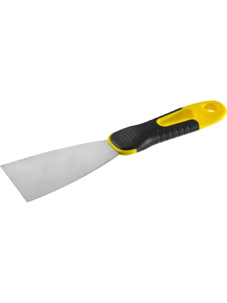 Stayer Шпатель с нержавеющим полотном и 2к ручкой 60мм 10045-06