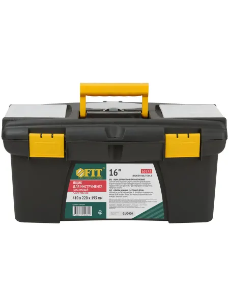 FIT Ящик для инструмента пластиковый 16" 410х220х195 мм