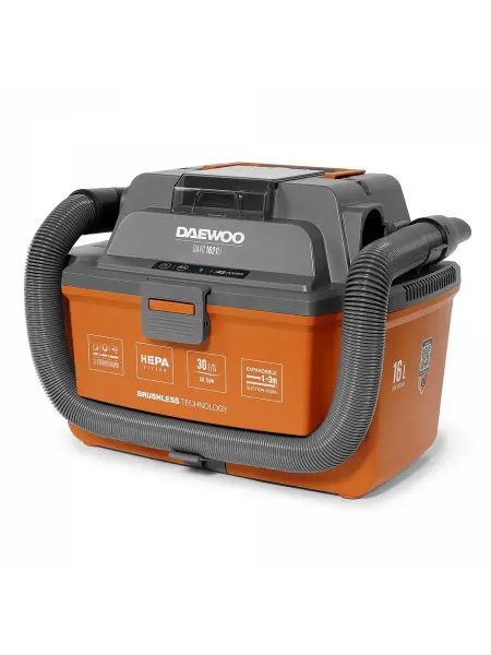 DAEWOO Строительный пылесос DAVC 1621Li SET 200Вт сухая сбор