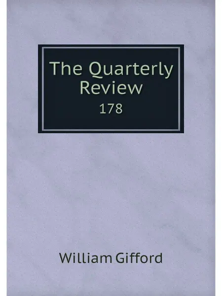 Нобель Пресс The Quarterly Review. 178
