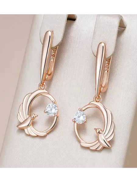 FLO'RING Серьги бижутерия голуби мира