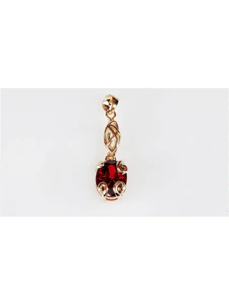Lotus jewelry Кулон с гранатом "Лагуна"