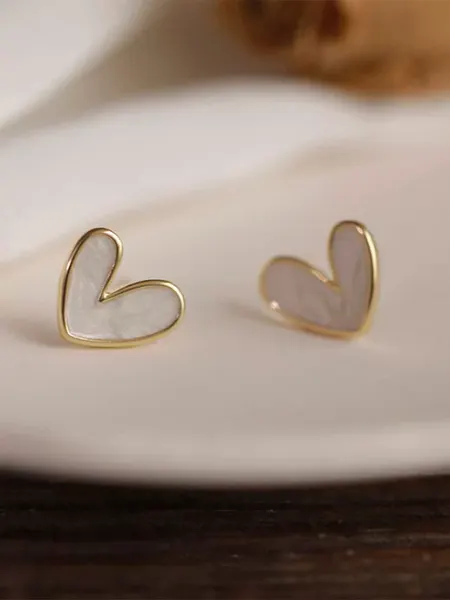 JewelTi серьги бижутерия сердечки