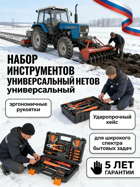 Комплект профессионального крупногабаритного автоинструмента
