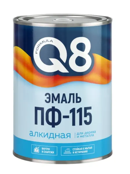 Family Joys Эмаль Q8 для металла и дерева - шоколадная 0,9кг